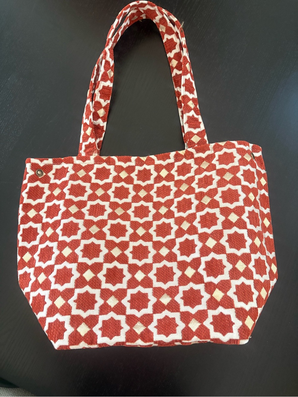 Beautiful Moroccan textile tote bag. Love it but wanted a different color.